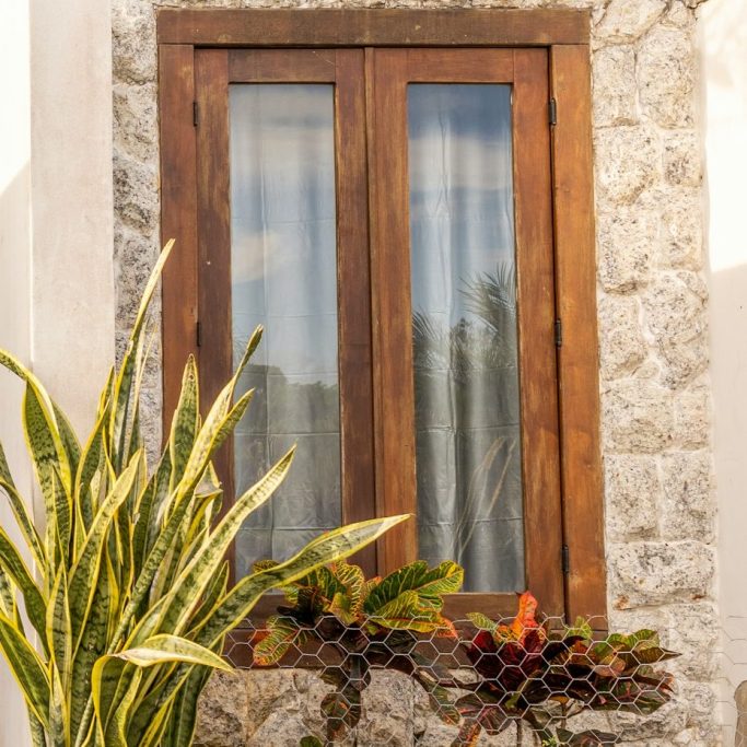 Holzfenster Außenansicht